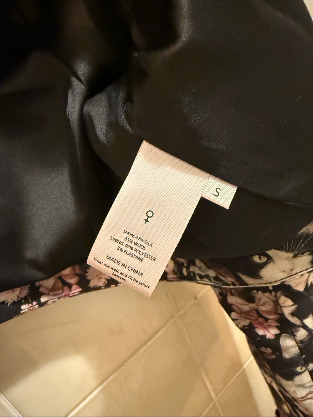 Selkie tuxedo cat cropped blazer S - Picture 5 of 6